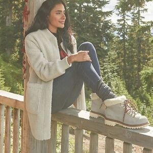 Eddie Bauer Lynden Parka Jacket Teddy Sherpa